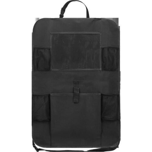 K1KE Vehicle Backseat Anti-kick Bag Pocket Purse Holder Automotive Goods Storage