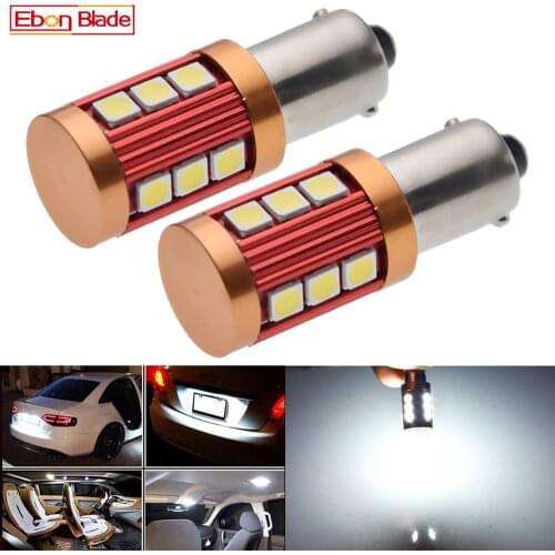 Pair BA9S T4W BAX9S H6W BAY9S H21W LED Car Light 3030 SMD Interior Dome Side Wedge Bulb Indicator Reverse Parking Lamp 12V 24V