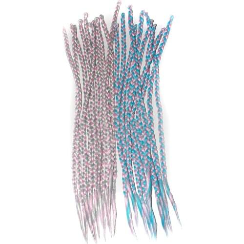 QP hair MIX Color braid Twist Crochet Hair 24" Ombre Box Braiding Crochet Hair Synthetic Twist Hair Extensions For Women