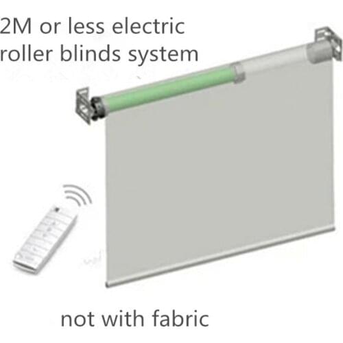 2m Width Elecric Customizable Roller Blinds System with Dooya Tubular Motor DM35S/35R without Fabric for Smart Home