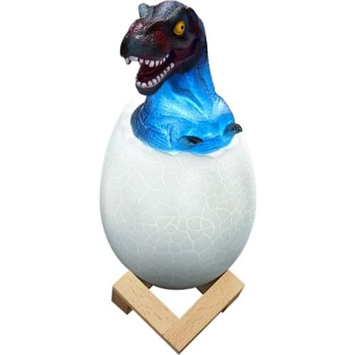Contact Sensor LED Night Light Colors Dinosaur Egg Bedside Lamp Toy Rechargeable Table Lamp for Living Bed Room