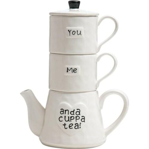 High quality Heat Resistant Glass Teapot Chinese kung fu Tea Set Puer Kettle Coffee Glass Maker Convenient Office Tea Pot