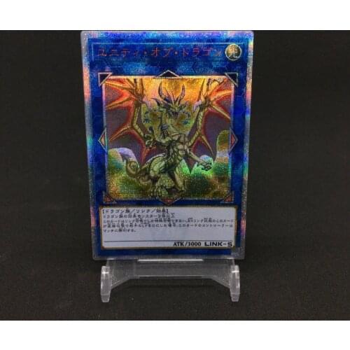 Yu Gi Oh 20SER EP18 Unity of Dragon DIY Toys Hobbies Hobby Collectibles Game Collection Anime Cards