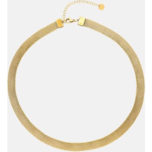 Goth Womens Neck Chain Metal Net Choker On The Neck Strap Style Necklaces And Pendant Jewelry 2021 Collar For Girl Kpop Chocker