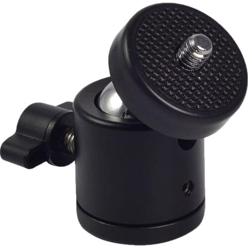 1/4" Screw Interface DSLR Camera Ball Head for Arca Swiss Tripod Monopod Mount 90 Degree Rotation
