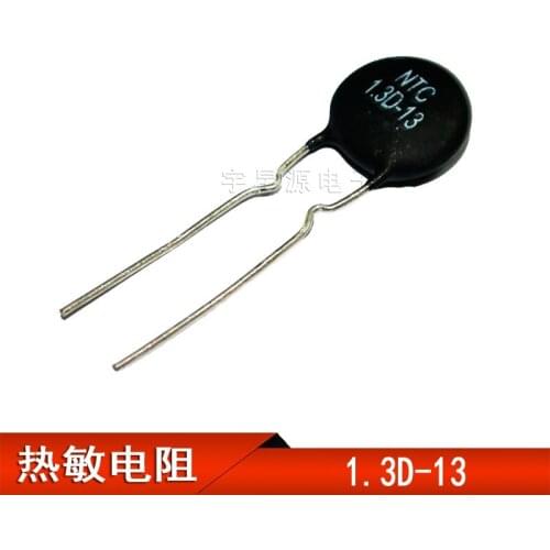 20PCS Thermistor NTC 1.3D-13 MF72 thermistor negative temperature coefficient 1.3R diameter 13mm