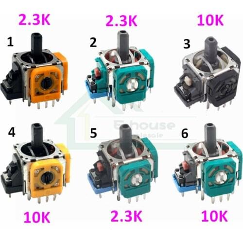 15pcs 3Pin 3D Rocker Joystick Axis Analog Sensor Replacement For Sony For PlayStation 4 PS4 Dualshock 4