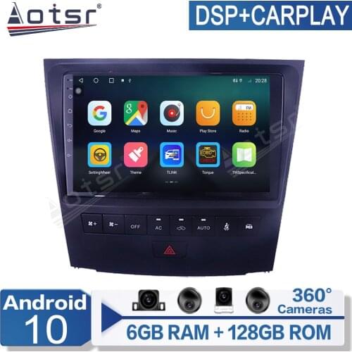 6+128G Android 10 For Lexus GS 2004-2011 Car Radio GPS Navigation autoradio multimedia player