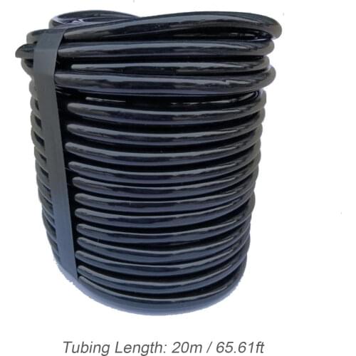 65FT 1/4 Inch Drip Irrigation Tubing Blank Garden Hose Watering Tube Line Garden Watering Tube for Small Garden Irrigation