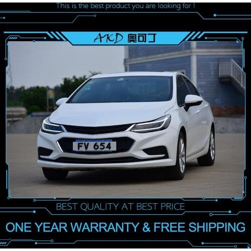 AKD Car Styling Headlights for Chevrolet Chevy Cruze 2017-2018 LED Headlight DRL Head Lamp Led Projector Automotive Accessories