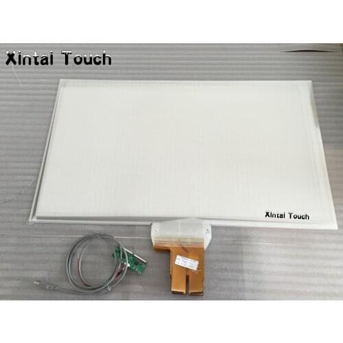 Free Shipping ,Xintai Touch 17" Capacitive Transparent 10 Touch Points Touch Foil Film, USB Port,5:4 Ratio