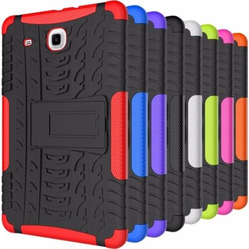 Dazzle Impact Hybrid Armor Kickstand Hard TPU +PC Back Cover Case For Samsung Galaxy Tab E 9.6 inch T560 T561 Tablet Case