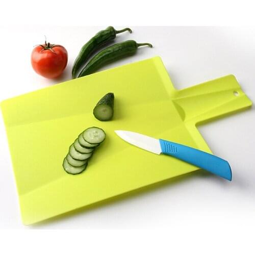 Flexible Folding Non-Slip Cutting Portable Camping Outdoor Chopping Slicing Frosted Board Mat Kitchen Antibacteria Cutting Board