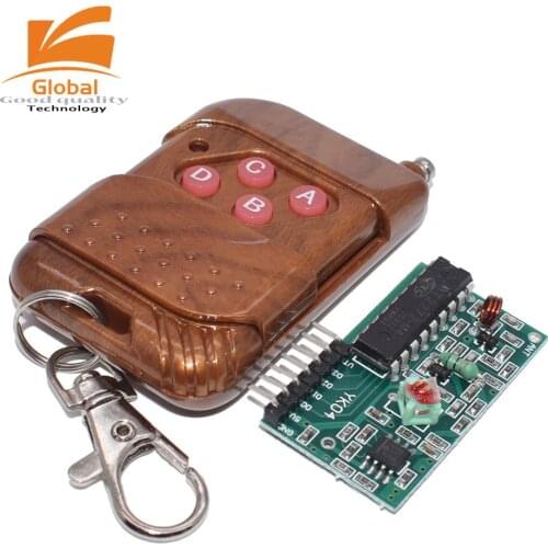 1set IC 2262/2272 4 CH 315Mhz Key Wireless Remote Control Kits Original Receiver module
