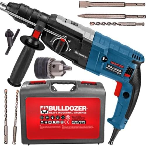 GERMAN BULLDOZER Bag Hammer Drill 3200w Hgb 26mm Crusher 5 17-piece Sds End Set Gift ALL KINDS OF CONSTRUCTION WORKS FOR FIT