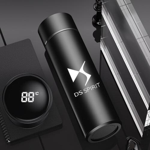 Stainless Steel Thermos Bottle Cup Temperature Display Vacuum Flasks For DS SPIRIT DS3 DS4 DS4S DS5 DS 5LS DS6 DS7 WILD RUBIS