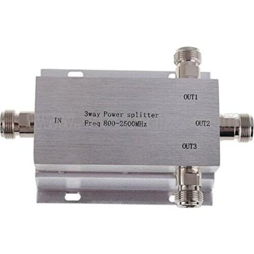 New 3 Way N Power splitter Freq:800-2500 MHZ N female power divider signal cable splitter female divider Free shipping