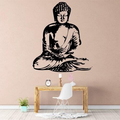 Hot Buddha Wall Art Decal Decoration Fashion Sticker For Living Room Kids Room Wall Decal Home Decor