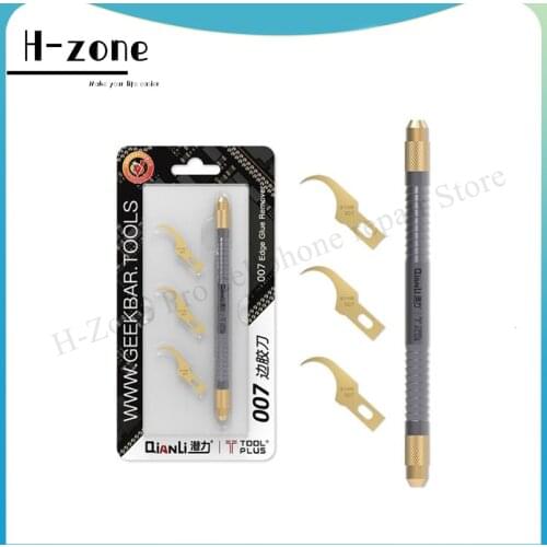 QianLi Original 007 Multifunctional Remove Glue Knife CPU Double Knife Side Glue Cleaner Flexible Thin Blade Knife for repairing