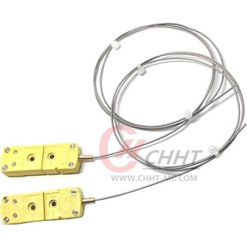 Plug and Mineral Insulated Cable Assembling K Type Thermocouple Probe