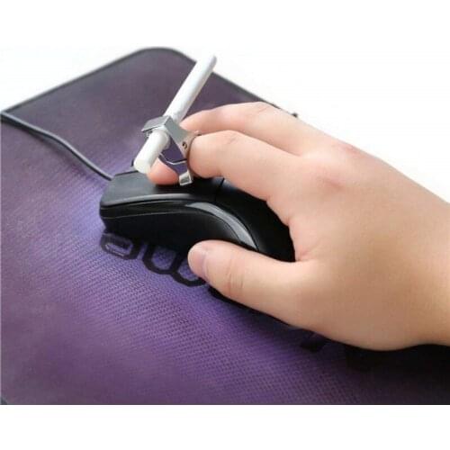 Yooap cigarette accessories cigarette holder bracelet prevent finger smoked yellow ring support ring silver gadget