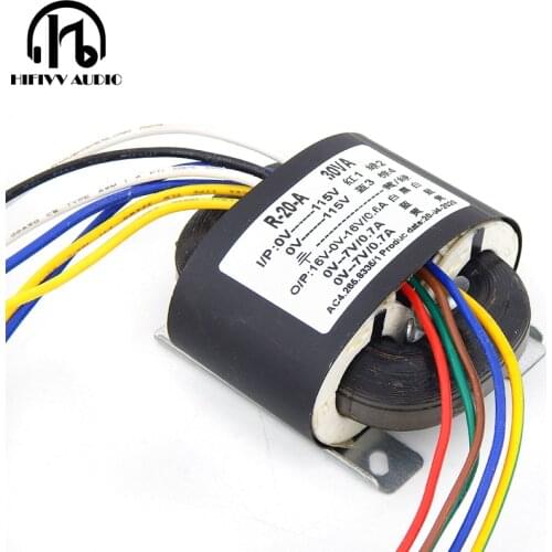 Hifivv audio 30W transformer output voltage 16V 8V R transformer for DAC amplifier headphone