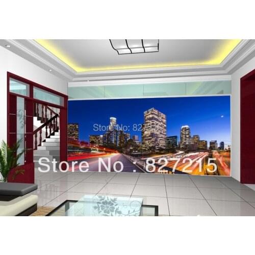3D-0554/New Fashion Wall Decoration Material/PVC Material /Stretch Film/Beautiful Night Scene/Function as Wall Paper/Sustainable