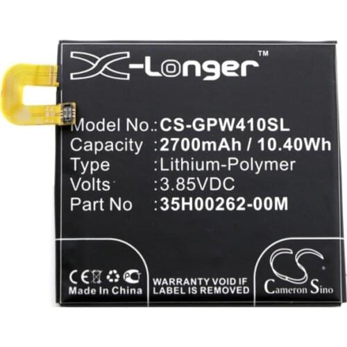 Cameron Sino 2700mAh battery for GOOGLE B2PW4100 Nexus S1 Global TD-LTE Pixel 35H00262-00M Mobile, SmartPhone Battery