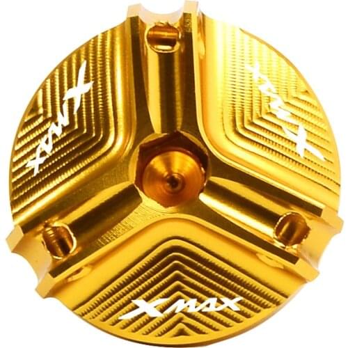 Motorcycle Accessories CNC Engine Plug Cap Oil Fill For Yamaha XMAX 250 XMAX 300 XMAX-300 XMAX-250 2017 2018 2019