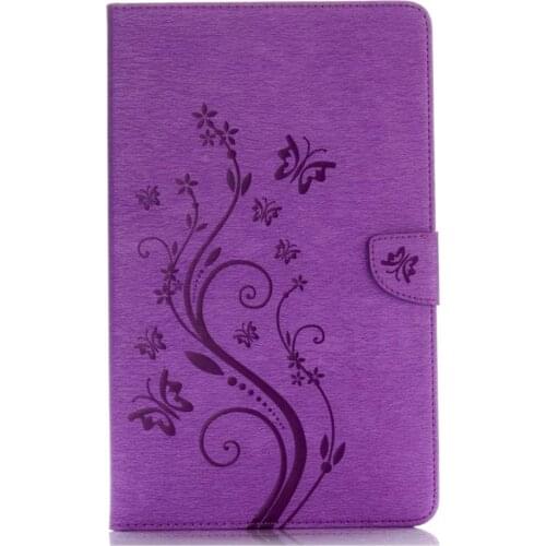 Tablet Case for Samsung Tab A T580 T585 Shell 10.1 Inch Tree Pattern PU Leather Cases Skin Flip Stand Cover Wallet Funda+pen
