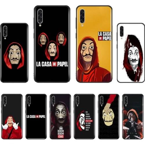 TV Series Money Robbery Paper House Coque Shell Phone Case For Samsung S6 S7 edge S8 S9 S10 e plus A10 A50 A70 note8 J7 2017