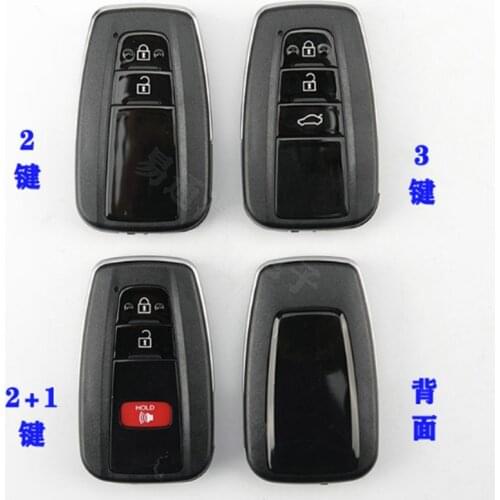 DAKATU 2/3/2+1 Buttons Car Remote Key Shell Case Fob Replacement Insert Key Blade For Toyota C-HR RAV4 Prius Camry levin 2018