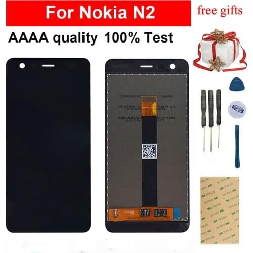 For Nokia 2 N2 TA-1029 TA-1035 Touch Screen Digitizer Sensor Glass Panel + LCD Display Panel Screen Module Monitor Assembly