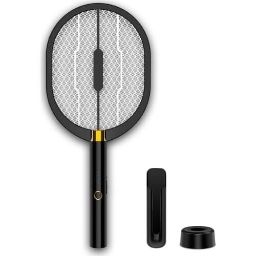 Bug Zapper Electric Mosquito Killer Racket Handheld Fly Swatter 2 functions 3000V voltage high-voltage power grid Double Switch