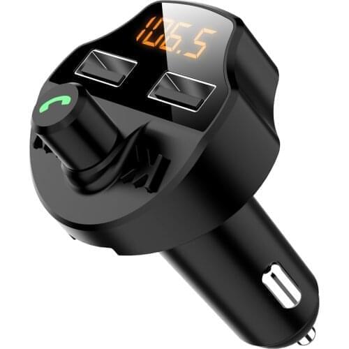Voltage FM Transmitter Aux Modulator Bluetooth Handsfree Kit Car Audio MP3 Player 3.1A Fast Charge Dual USB Car Charger Adapter