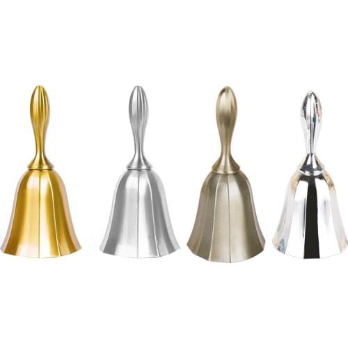 Good Zinc Alloy Pattern Dinner Hand Bell Christmas Gifts Calls Bell Bar Counter Dining Hall Table Bell Service Sound Bell