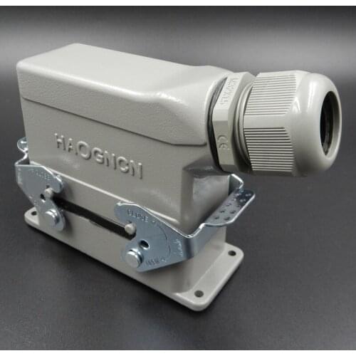 Howe Light Heavy Load Connector 40 Core Heavy Load Plug Socket HDC-HD-040-1 Cold Pressure Pin Type Rectangle Plug