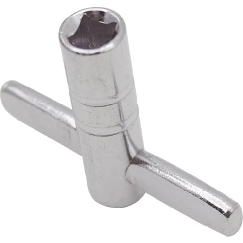 Metal Percussion Hardware Tool Drum Tuning Wrench Square Wrench Accs Chrome 6mm