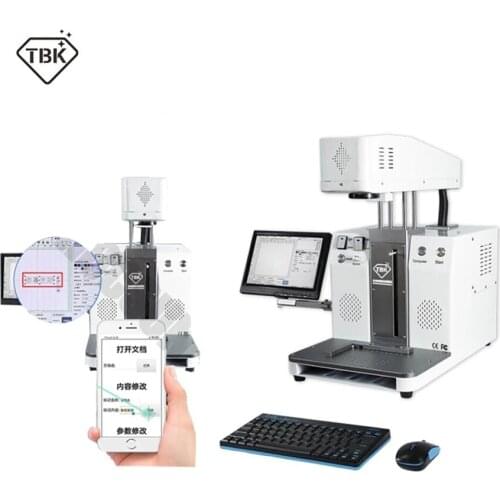 TBK-958C MINI Printer CNC Laser Engraving Machine LCD Laser Repair Machine For IPhone12 12Pro Max 11 11Pro X Back Cover Removing