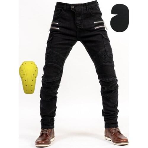 Motorcycle PantsMotocross Cowboy Hip armor cargo pads pants for men and women