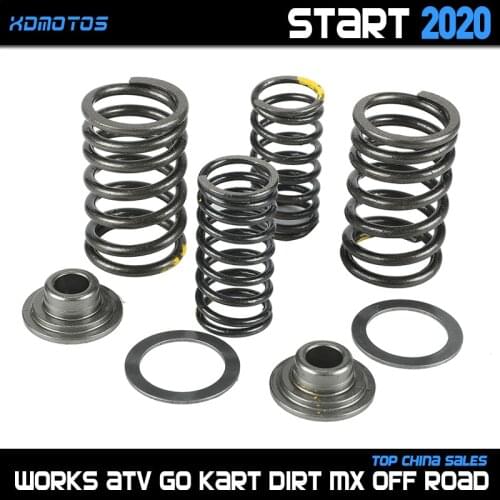 Motorcycle Valve comp Springs Retainer seat Assy For Lifan LF 125 140 150 cc Horizontal Engines Dirt Pit Bike Atv Quad