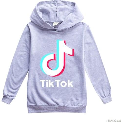 Tik Tok New Fashion Tik Tok Boys Girls Casual Sweatshirt Kids Hoodies Long Sleeve Sweatshirt Children Clothes