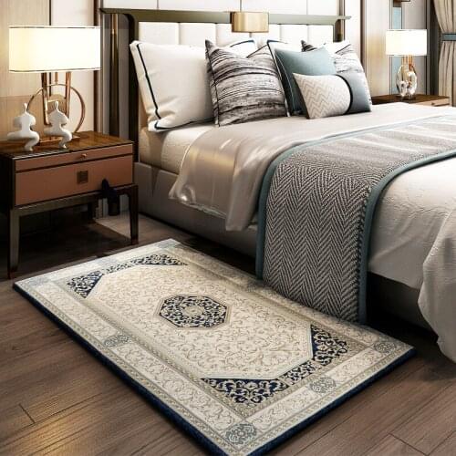 New Chinese Style Bedroom Carpet Bedside Floor Mat Anti-skid Entrance Door Mat Rug Bathroom Carpet Kitchen Long Hallway