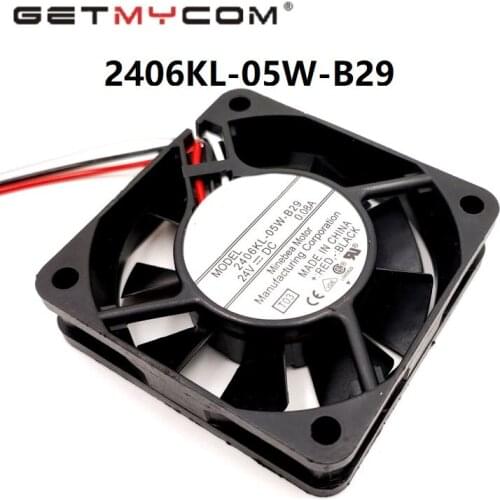 Getmycom Original 2406KL-05W-B29 6015 24V 0.08A 3 line Frequency converter fan