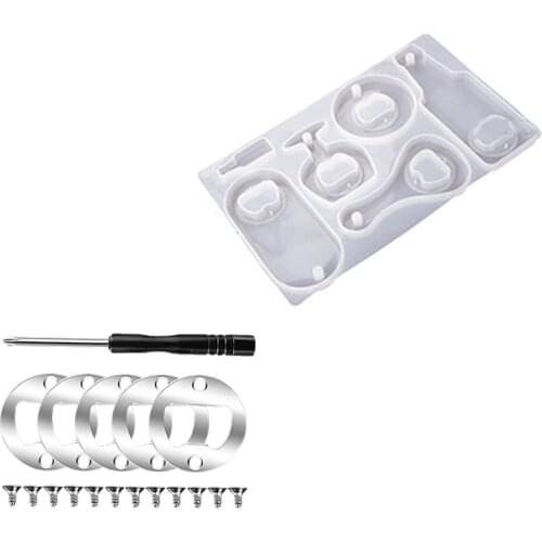 Bottle Opener Resin Molds Kit, Beer Opener Silicone Molds for Epoxy, Resin Jewelry Casting Molds for Wine Corkscrew