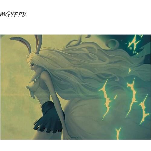 Anime Kraft Paper Poster Home Room Decoration Painting Core 50.5x35cm