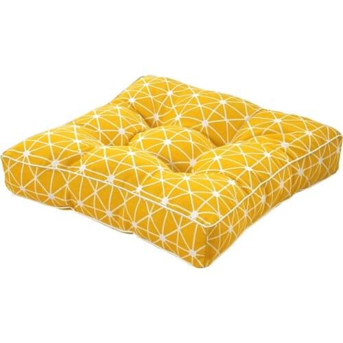 Simple Square Throw Pillow Soft Sofa Window Chair Waist Cushions Thickened Tatami Mattress Butt Pads Pouf for Sitting Driving