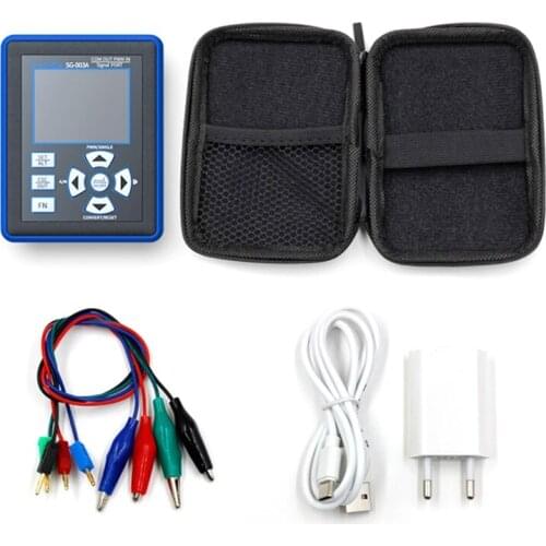 SG-003A 0-10V Adjustable Current Voltage Simulator 4-20MA Signal Generator Sources Transmitter Calibrator, EU Plug