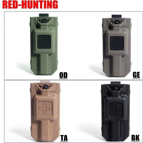 MOLLE System EMT Tourniquet Storage Bag Tactical Medical Bag Military Fan Outdoor Multi-function Waist Bag EDC Storage