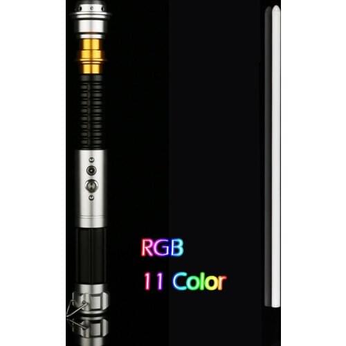 Lightsaber USB Recharging 107 CM 5Sets Sound Jedi Obei-Wan The Force Lightsaber FX Heavy Dueling Metal Swords Lumious Toys Gifts